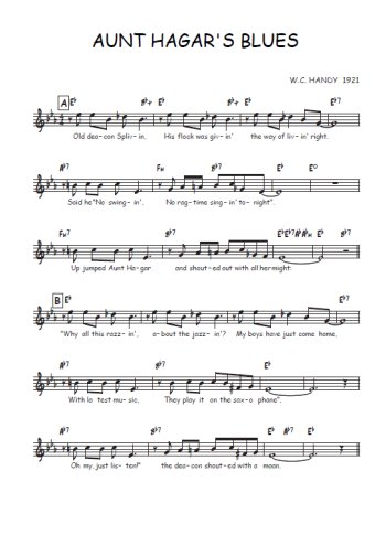 Aunt hagar's blues